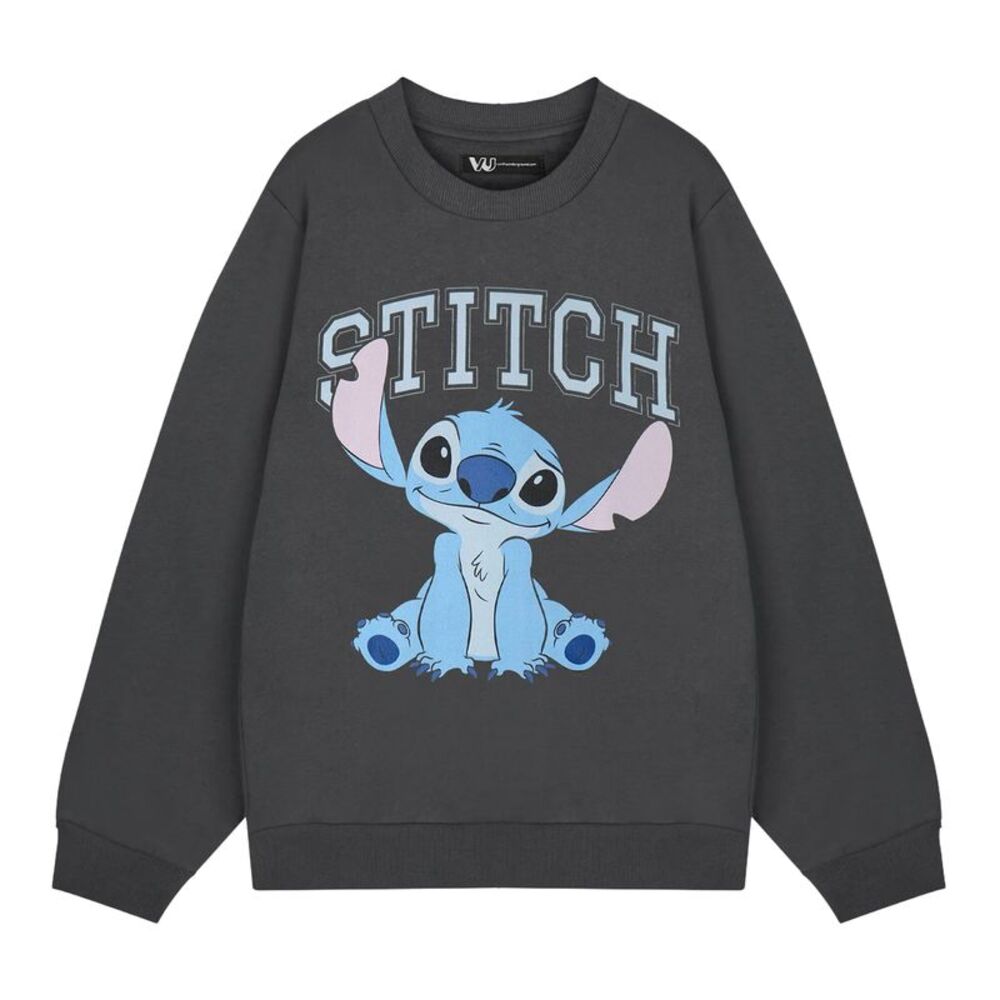 Lilo & Stitch Womens/Ladies College Sweatshirt / Gray
